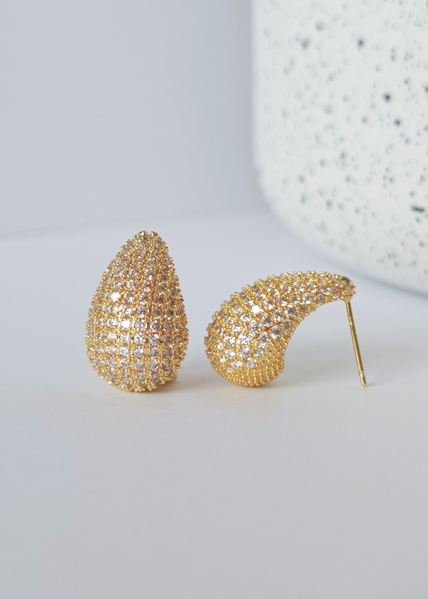 Aretes Gota Destellos