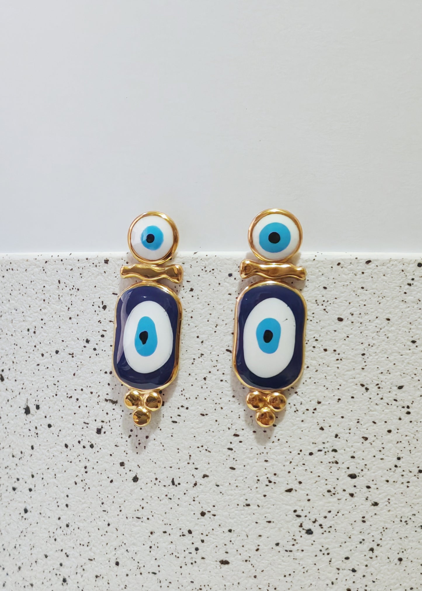 Aretes Doble Ojitos