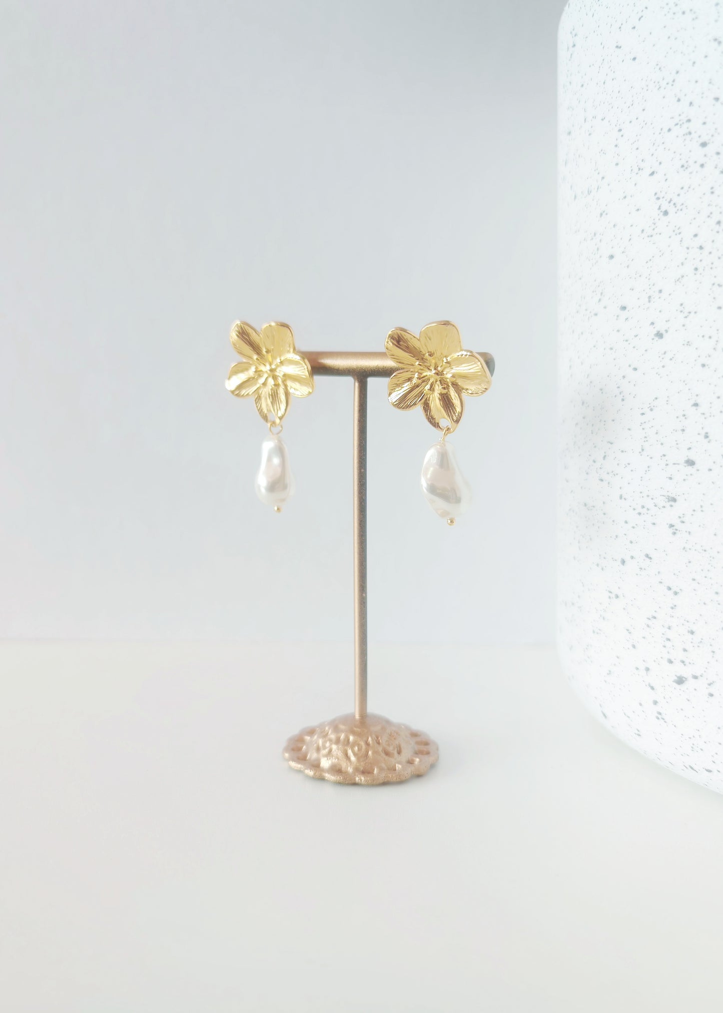 Aretes Flor Noble